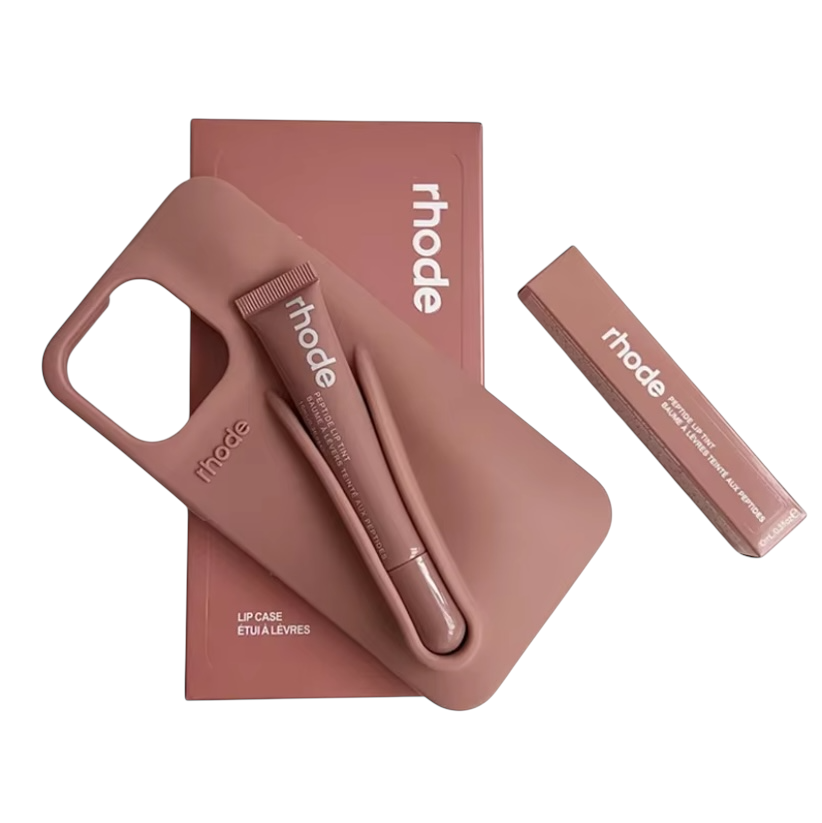 Lip Gloss Kit Silicon Phone Case for iPhone - Toast