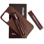 Lip Gloss Kit Silicon Phone Case for iPhone - Espresso