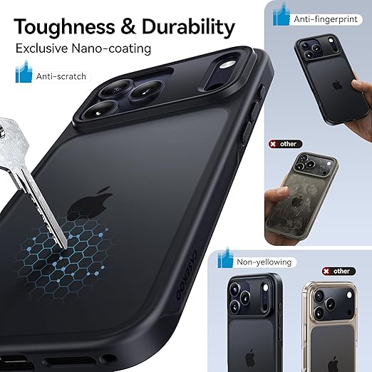 Cased London iPhone 17 Armor Case - Black