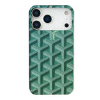 Goyard  Monogram iPhone Case - Green