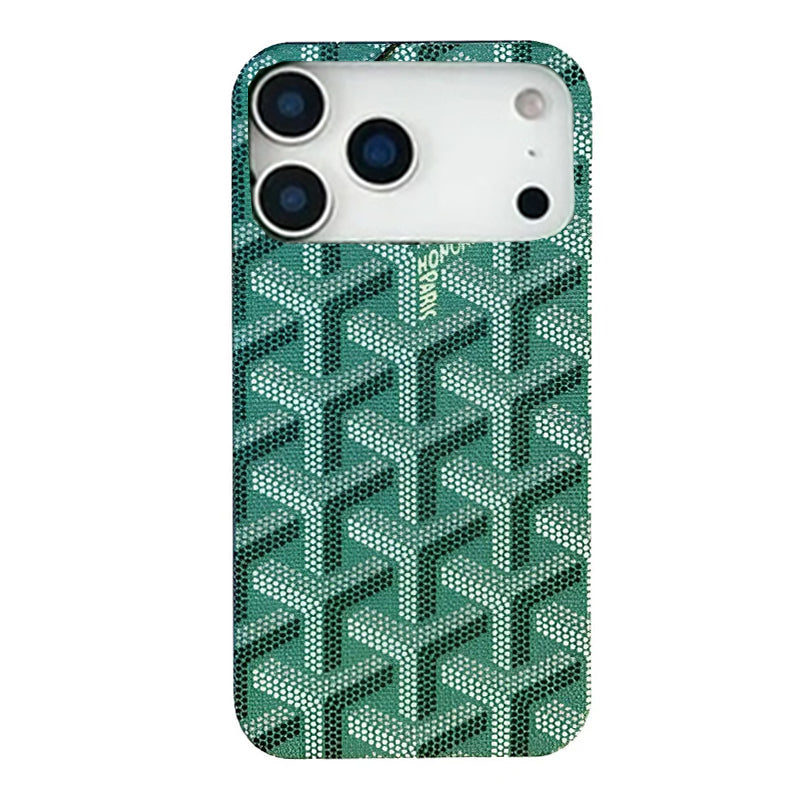 Goyard  Monogram iPhone Case - Green