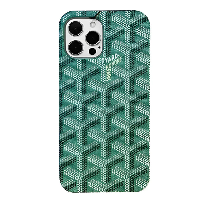 Goyard  Monogram iPhone Case - Green