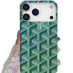 Goyard  Monogram iPhone Case - Green