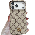 GG Monogram Ophidia Case for iPhone - Brown Beige