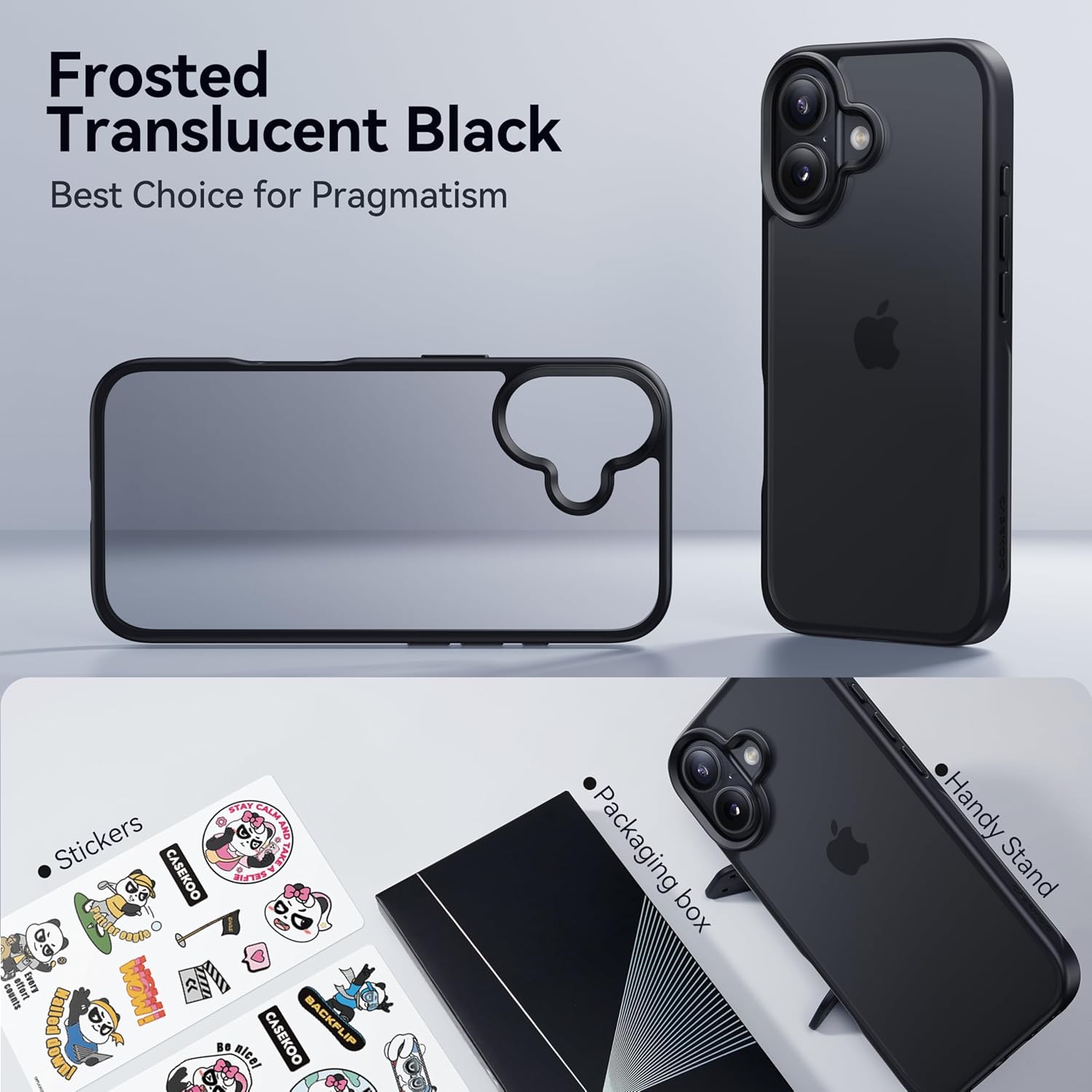 Cased London iPhone 17 Armor Case - Black