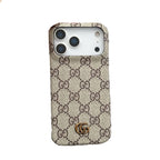 GG Monogram Ophidia Case for iPhone - Brown Beige