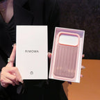 Aluminium Grooved Premium iPhone Luxury Designer Case - Pink