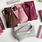 Lip Gloss Kit Silicon Phone Case for iPhone - Raspberry