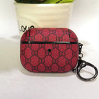 Luxury Monogram Designer Cover for Airpods 3 Pro 2 1 Earphone Bag Protective Case Air Pod Box with Keychain