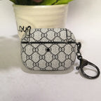 Luxury Monogram Designer Cover for Airpods 3 Pro 2 1 Earphone Bag Protective Case Air Pod Box with Keychain