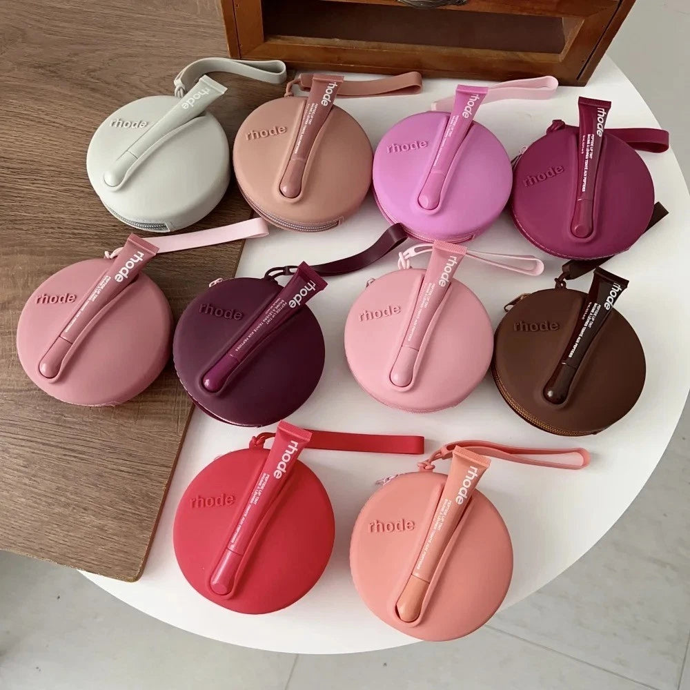 Lip Gloss Bag & Coin Purse Organizer incl. Lip Gloss